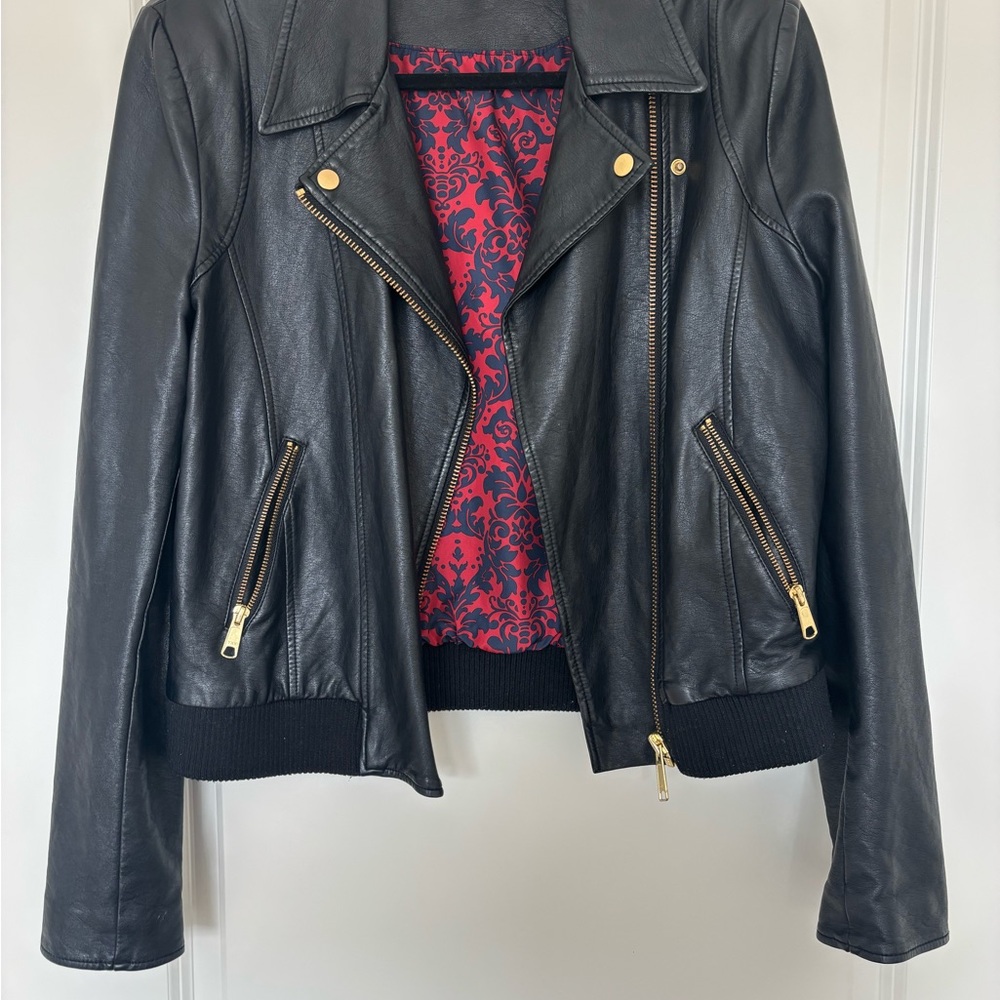 FREE PEOPLE Faux Leather Jacket